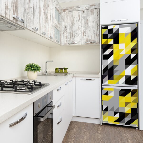 Nálepka fototapeta lednička Gemetrické pozadí FridgeStick-70x190-f-105678870