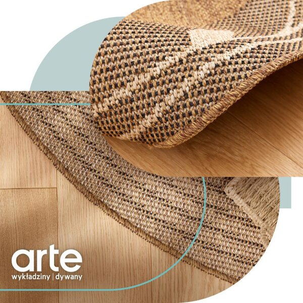 Koberec Adana Bloom Beige kruh