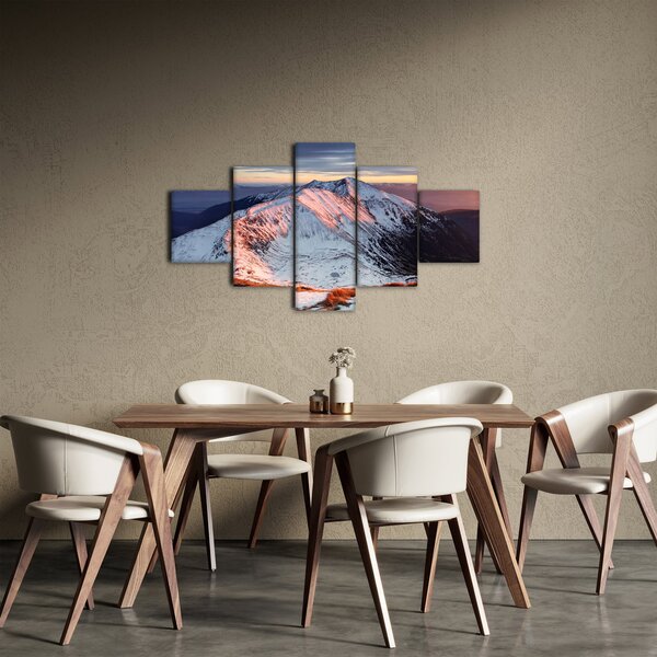 Obraz - Zimní horské panorama II. (125x70 cm)