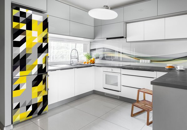 Nálepka fototapeta lednička Gemetrické pozadí FridgeStick-70x190-f-105678870