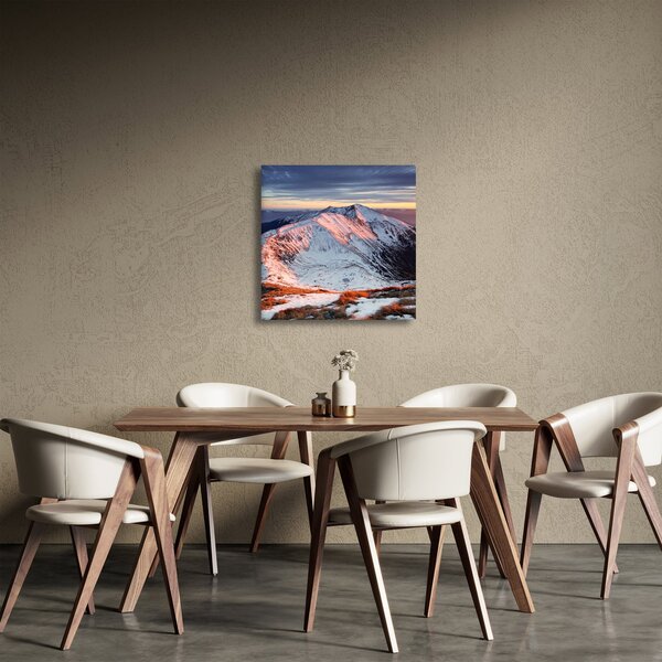 Obraz - Zimní horské panorama II. (30x30 cm)