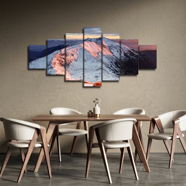 Obraz - Zimní horské panorama II. (210x100 cm)