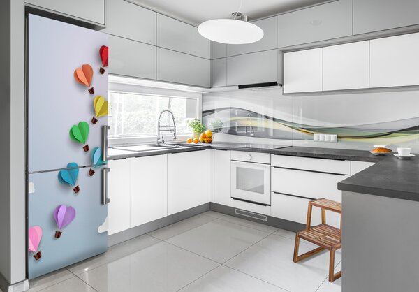 Nálepka s fotografií na ledničku Balony srdce FridgeStick-70x190-f-105974670
