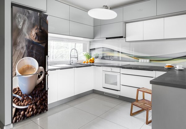 Fototapeta na ledničku Zrkna kávy FridgeStick-70x190-f-106171925