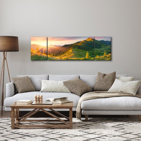 Obraz - Letní krajina (170x50 cm)