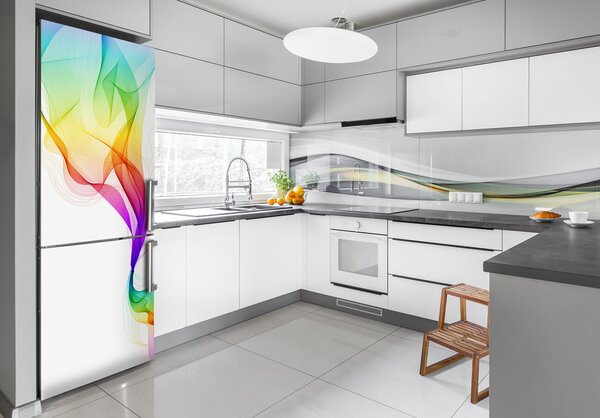 Samolepící nálepka Barevská abstrakce FridgeStick-70x190-f-61042028