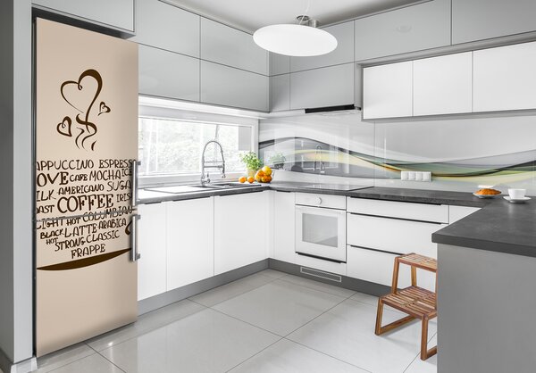 Nálepka tapeta na ledničku Zrkna kávy FridgeStick-70x190-f-61195883