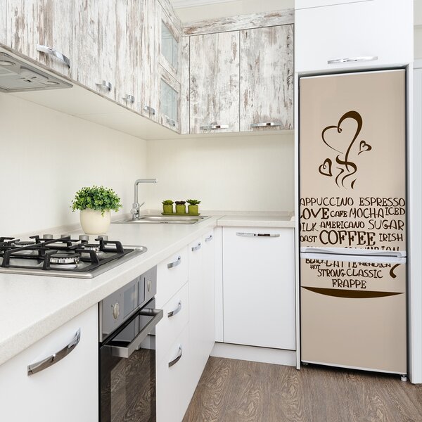 Nálepka tapeta na ledničku Zrkna kávy FridgeStick-70x190-f-61195883
