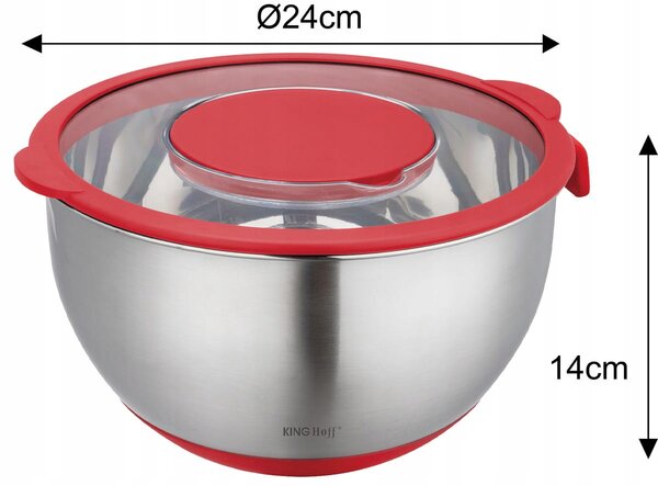 Kuchyňská mísa Kinghoff 5 l s struhadlem 24 cm