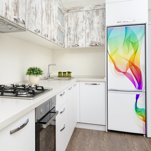 Samolepící nálepka Barevská abstrakce FridgeStick-70x190-f-61042028
