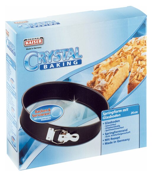 Crystal Baking Dortová forma se skleněným dnem 26cm - KAISER