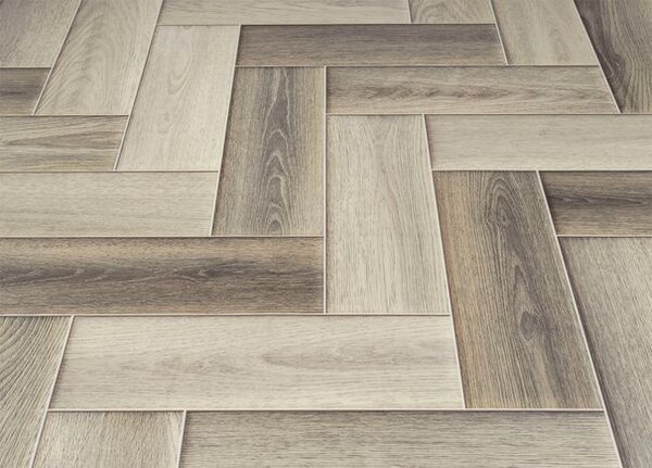 Breno PVC BARTESA Diana Wood 267M - šedé parkety, šíře 100 cm