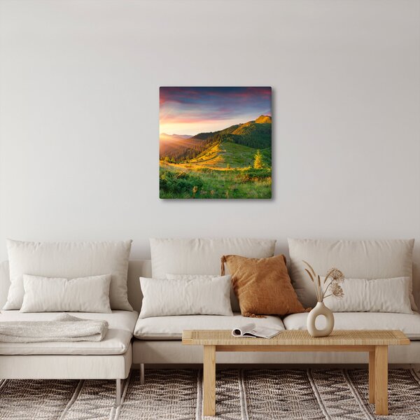 Obraz - Letní krajina (30x30 cm)