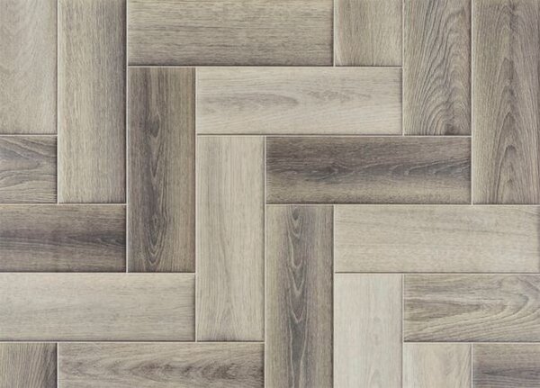 Breno PVC BARTESA Diana Wood 267M - šedé parkety, šíře 100 cm