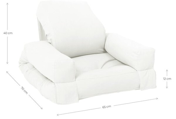 Modrá rozkládací pohovka 140 cm Hippo - Karup Design