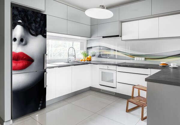 Nálepka tapeta na ledničku Korunková maska FridgeStick-70x190-f-61530103