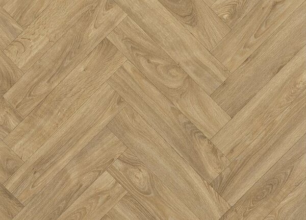 Breno PVC SLIMTEX Laurel Oak 316M - světle hnědé parkety, šíře 100 cm