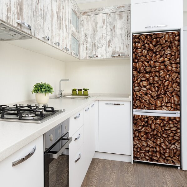 Nálepka na ledničku samolepící Zrnka kávy FridgeStick-70x190-f-61382214
