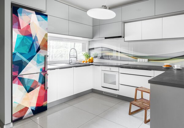 Foto tapeta na ledničku Abstrakce mozaika FridgeStick-70x190-f-61699841