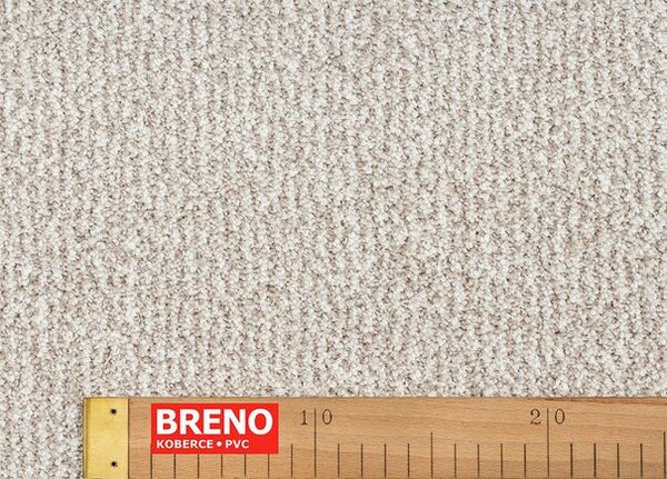 Breno Metrážový koberec ELEGANCE 10590 béžový, šíře 400 cm, Béžová