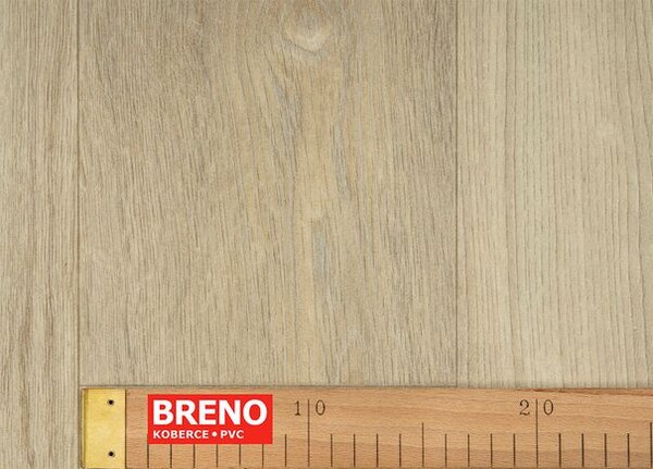Breno PVC SMARTEX Pure Oak 213M - světlé dřevo, šíře 100 cm
