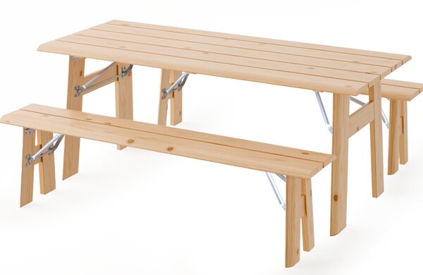 Zuiver Dřevěná zahradní skládací lavice AVENUE 170 cm