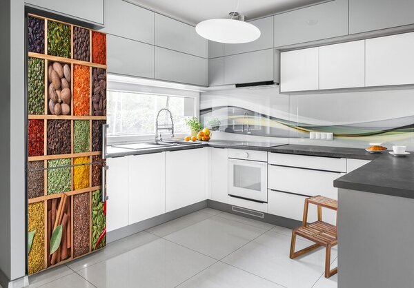 Nálepka na ledničku Barevné koření FridgeStick-70x190-f-61892079