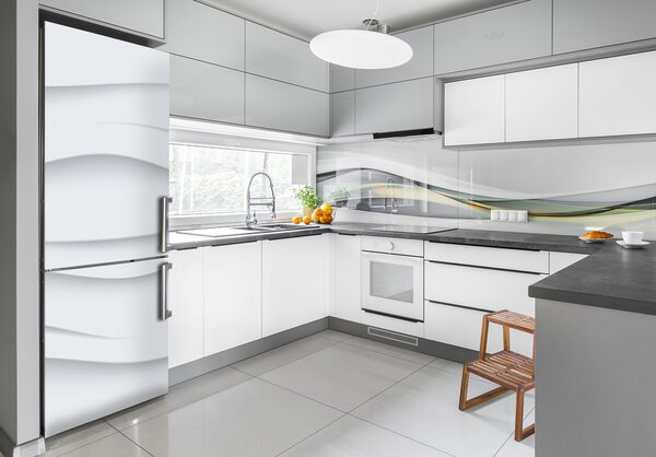 Nálepka fototapeta lednička Abstraktní vlny FridgeStick-70x190-f-62114571