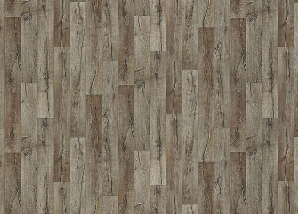 Breno PVC CALLISTO Hunter Oak S46 – tmavé dřevo, šíře 300 cm