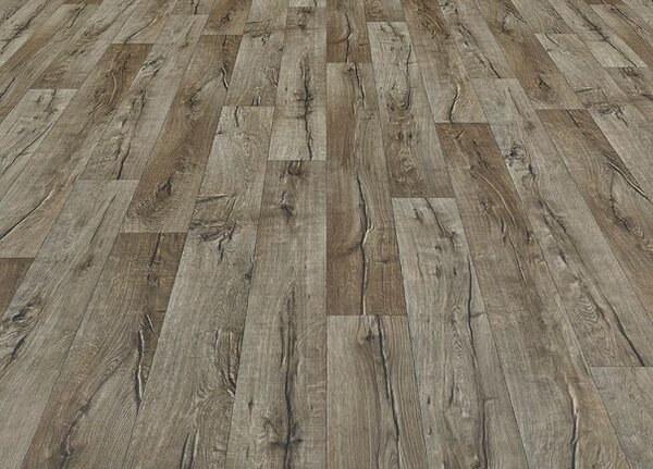 Breno PVC CALLISTO Hunter Oak S46 – tmavé dřevo, šíře 300 cm