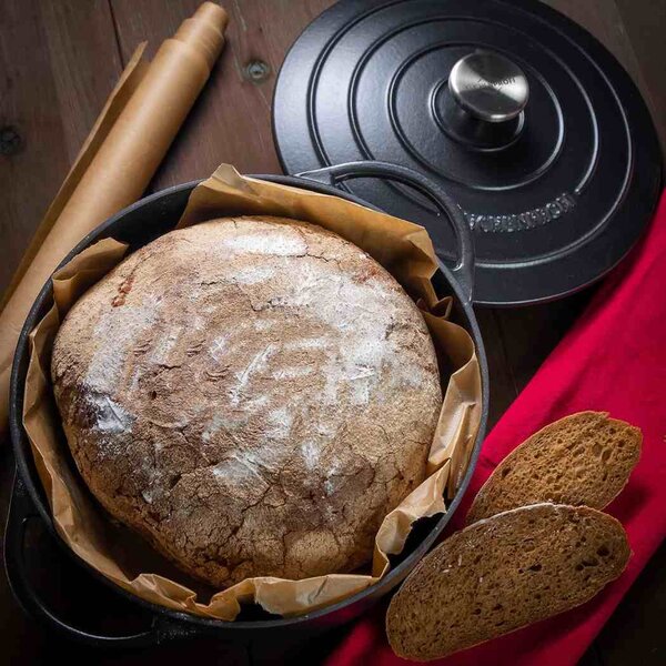Litinový hrnec kulatý Provence 26 cm černý - Küchenprofi Solingen