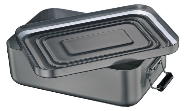 Svačinový box alu antracitový 7x15x23 cm - Küchenprofi