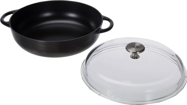 Litinová farmářská pánev se skleněnou poklicí PROVENCE, 24 cm - Küchenprofi Solingen