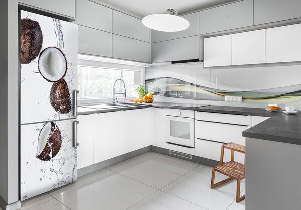 Nálepka na ledničku do domu fototapeta Kokos FridgeStick-70x190-f-62993511