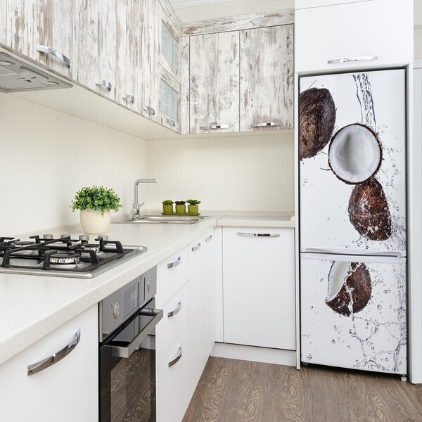 Nálepka na ledničku do domu fototapeta Kokos FridgeStick-70x190-f-62993511