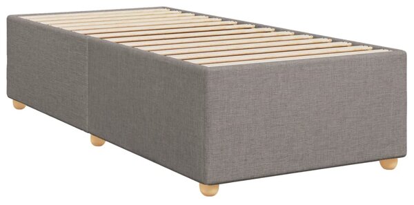 Box spring postel s matrací taupe 80x200 cm textil 3285335