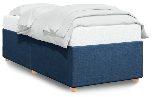 Rám postele bez matrací modrá 100x200 cm textil 3284714