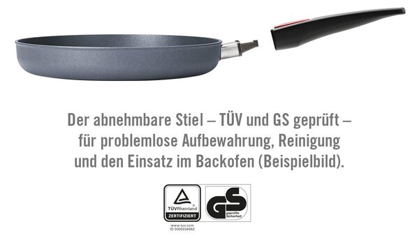 Wok Pánev Diamond LITE s odnímatelnou rukojetí 32 cm - WOLL