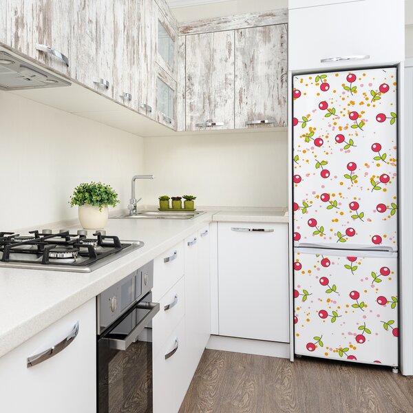 Nálepka na ledničku do domu Višně FridgeStick-70x190-f-63604221