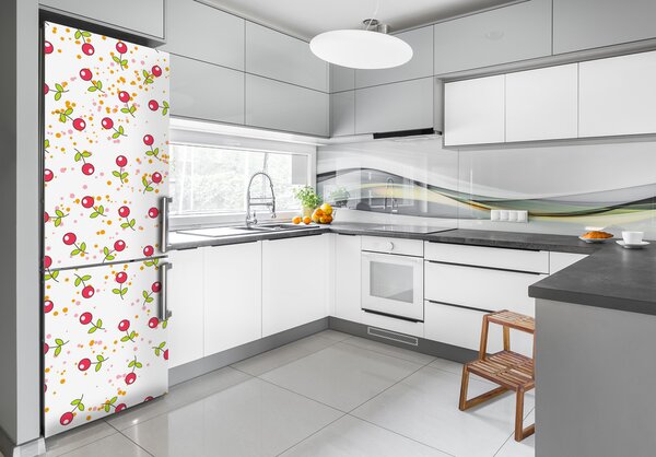 Nálepka na ledničku do domu Višně FridgeStick-70x190-f-63604221