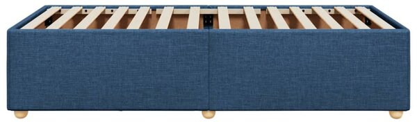 Rám postele bez matrací modrá 100x200 cm textil 3284714
