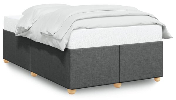 Rám postele bez matrací tmavě šedá 120x190 cm textil 3284716
