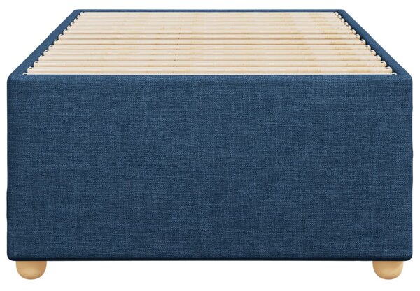 Rám postele bez matrací modrá 100x200 cm textil 3284714
