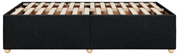 Rám postele bez matrací černá 120x190 cm textil 3284717
