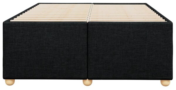 Rám postele bez matrací černá 120x190 cm textil 3284717