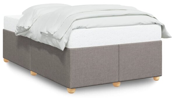 Rám postele bez matrací taupe 120x190 cm textil 3284719