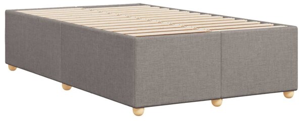 Rám postele bez matrací taupe 120x190 cm textil 3284719