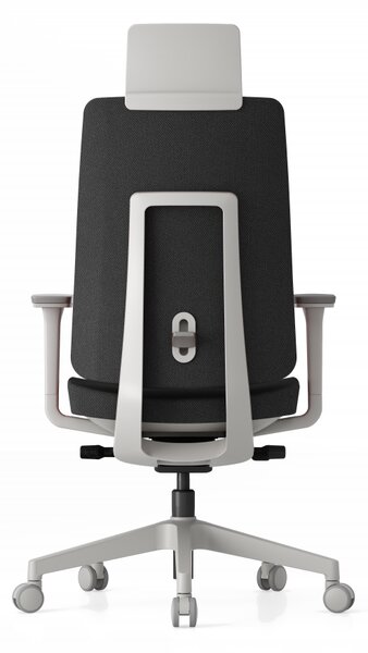 Kancelářská ergonomická židle K50 — bílá Modrá