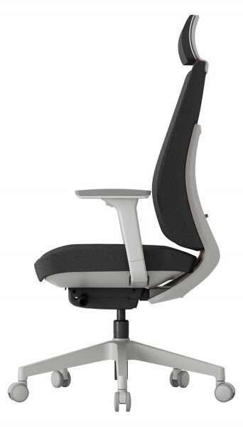 Kancelářská ergonomická židle K50 — bílá Modrá