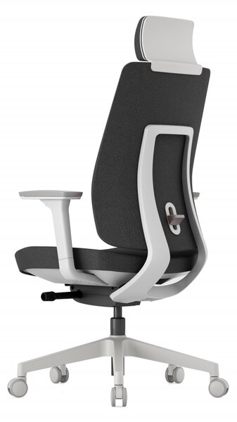 Kancelářská ergonomická židle K50 — bílá Modrá